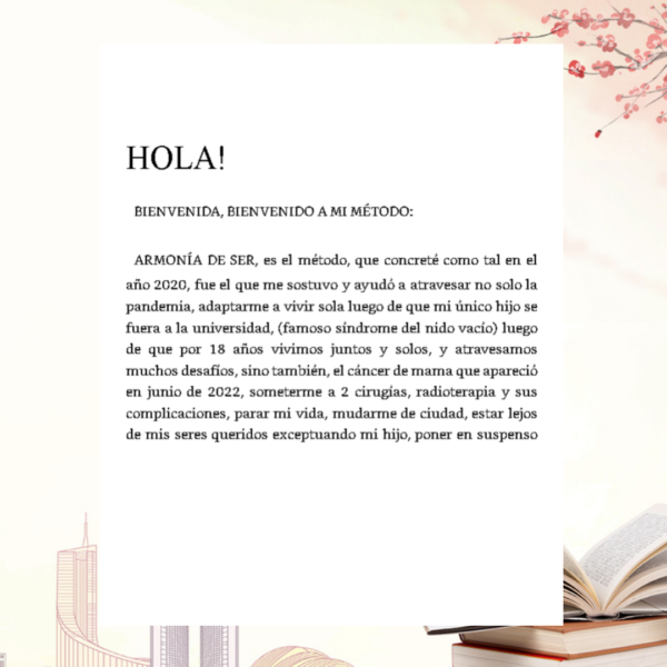 eBook: Armonía de Ser "Mi método" - Imagen 2